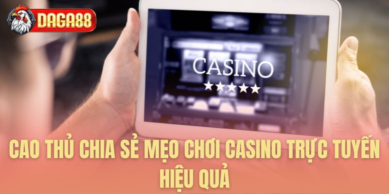 Chiến lược chơi casino trực tuyến thông minh