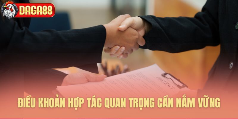 Các quy định hợp tác cốt lõi của đại lý Daga88