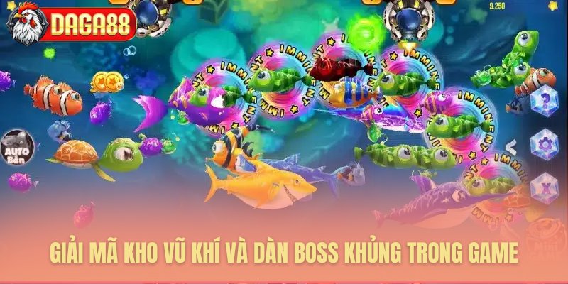 Làm chủ kho vũ khí hạ gục boss