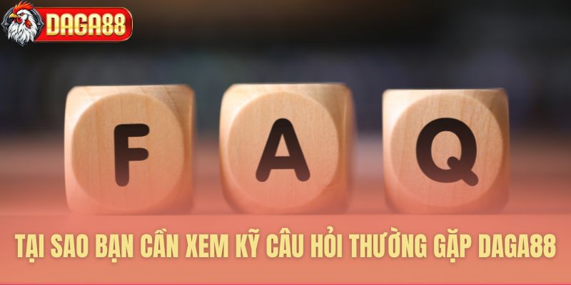 Lý do nên đọc kỹ mục FAQ